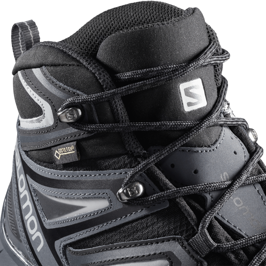 Men's Hiking Boots X Ultra 3 Mid Gore-Tex Black-India Ink-Monument