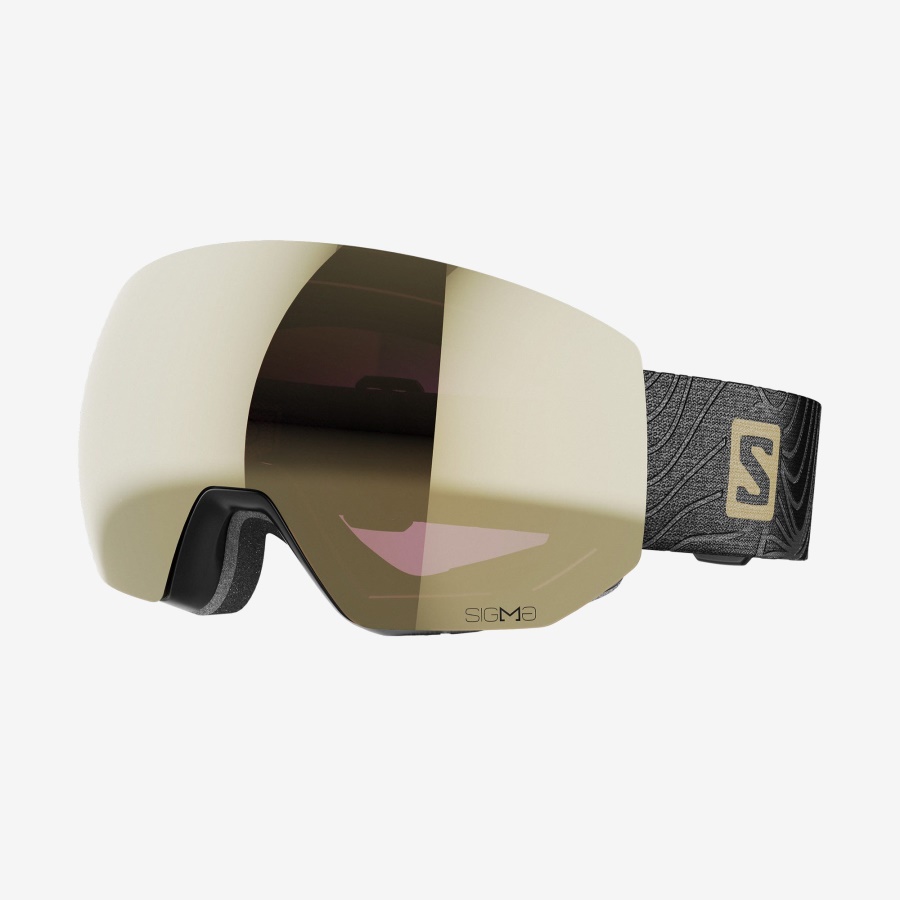 Black Unisex Goggles Radium Pro Sigma