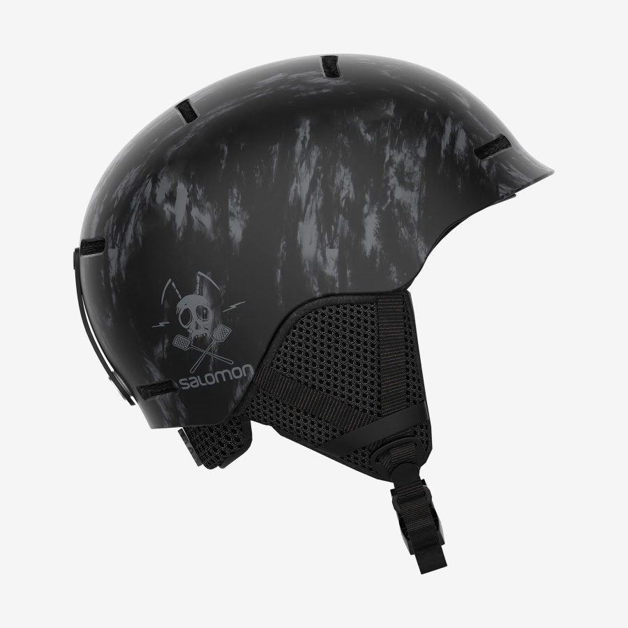 Junior-Kids' Helmet Grom Black Tie&Dye