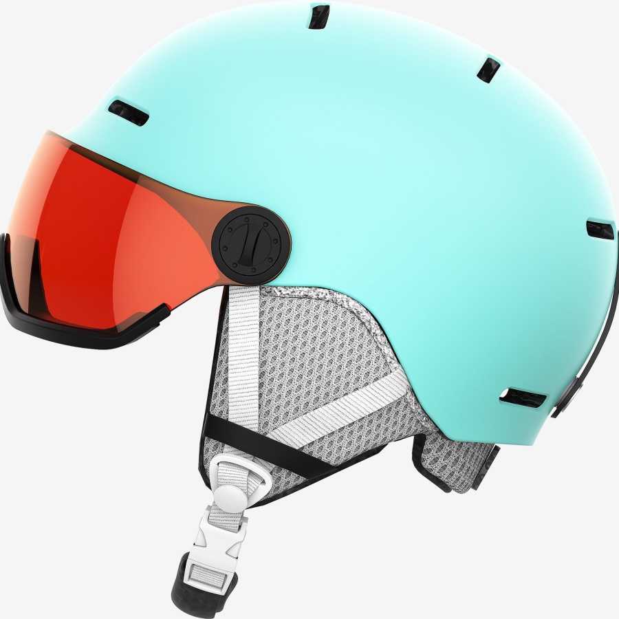 Junior-Kids' Helmet Grom Visor Aruba Glossy