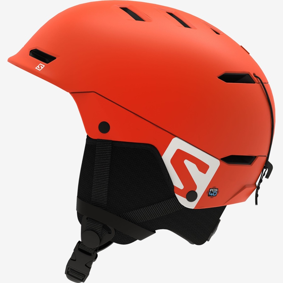 Junior-Kids' Helmet Husk Jr Neon Neon Orange