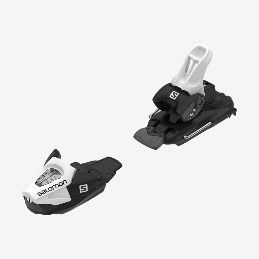 Junior-Kids' On-Piste Bindings C5 Gripwalk Black-White