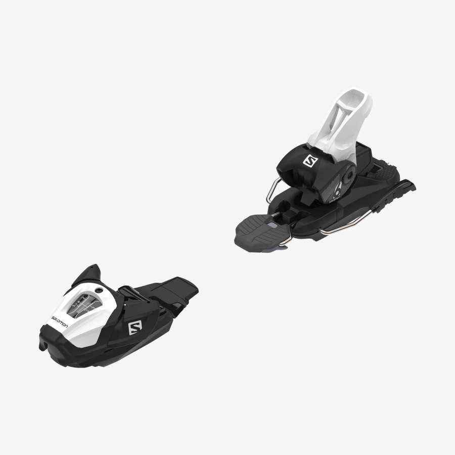 Junior-Kids' On-Piste Bindings L6 Gripwalk Black-White