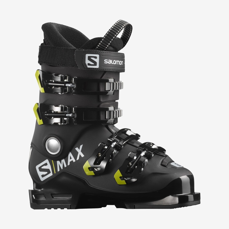 Junior-Kids' On-Piste Boots S/Max 60 Rt Acid Green