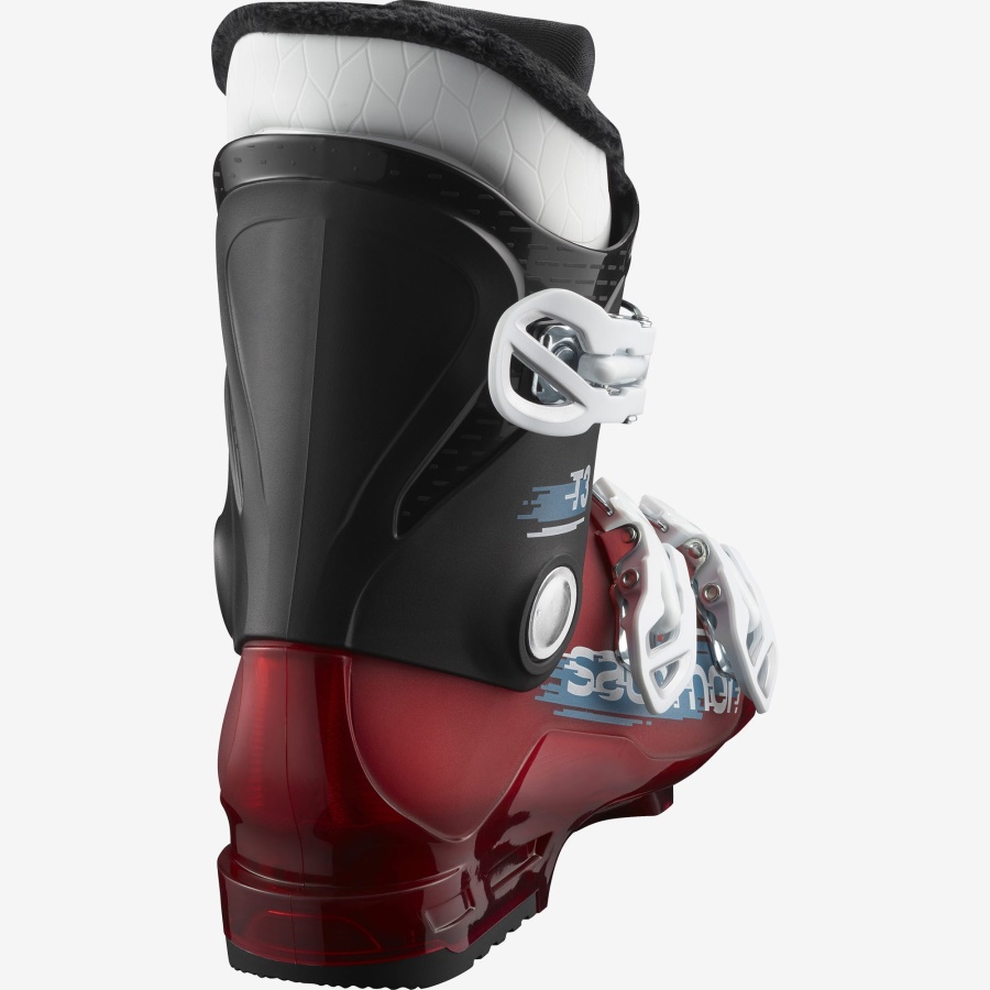 Junior-Kids' On-Piste Boots T3 Rt Black-Red-White