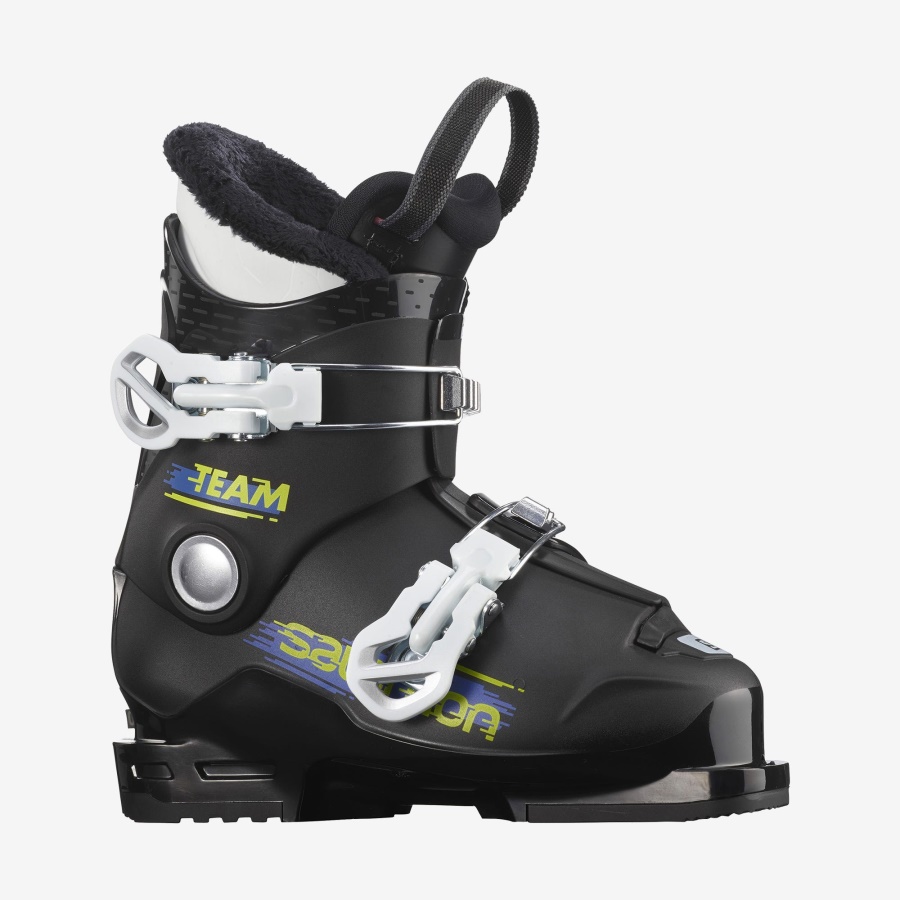 Junior-Kids' On-Piste Boots Team T2 Black-White