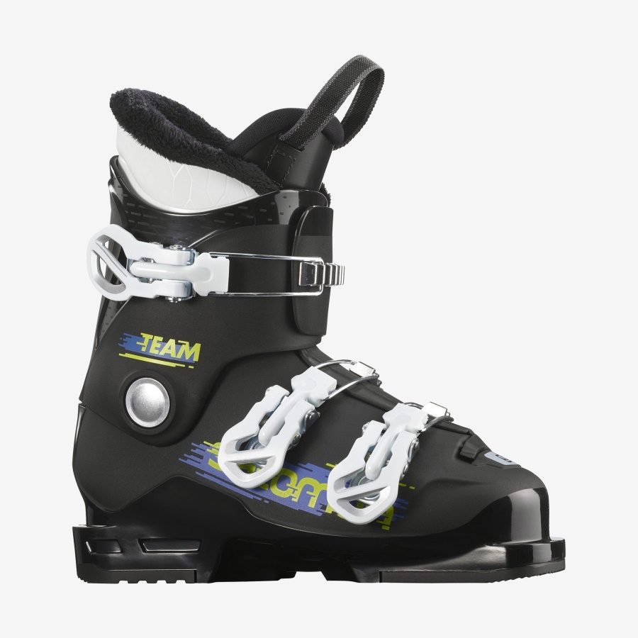 Junior-Kids' On-Piste Boots Team T3 Black-White