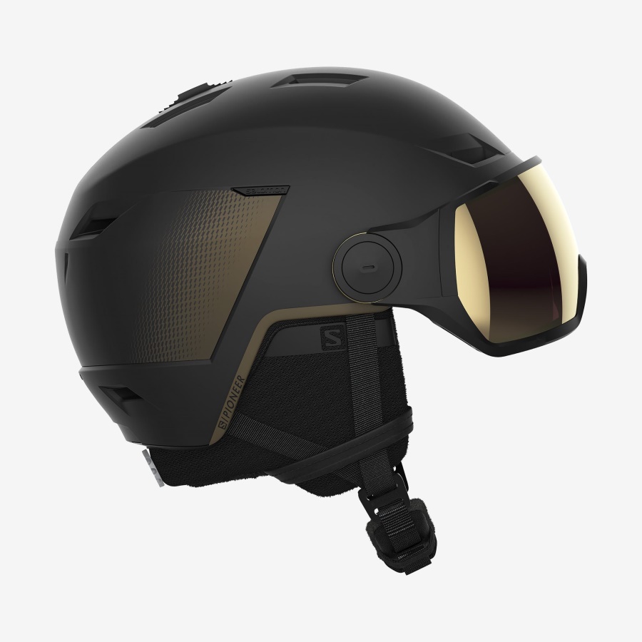 Unisex Helmet Pioneer Lt Visor Sigma Black/Grey Black-Grey