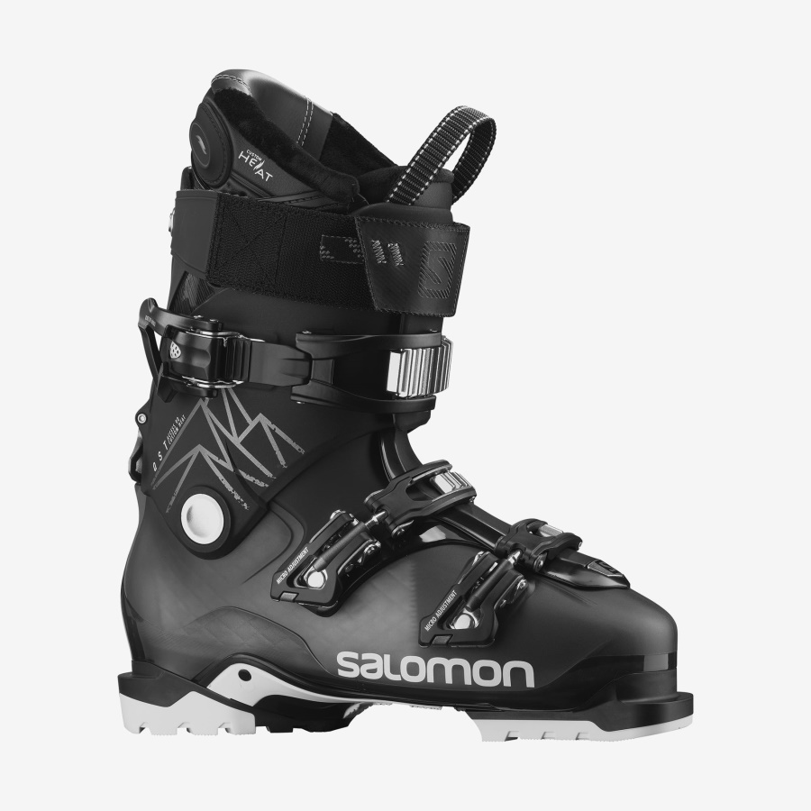 Men's All-Mountain Boots Qst Access 90 Ch Translucent-Black-Acid Green