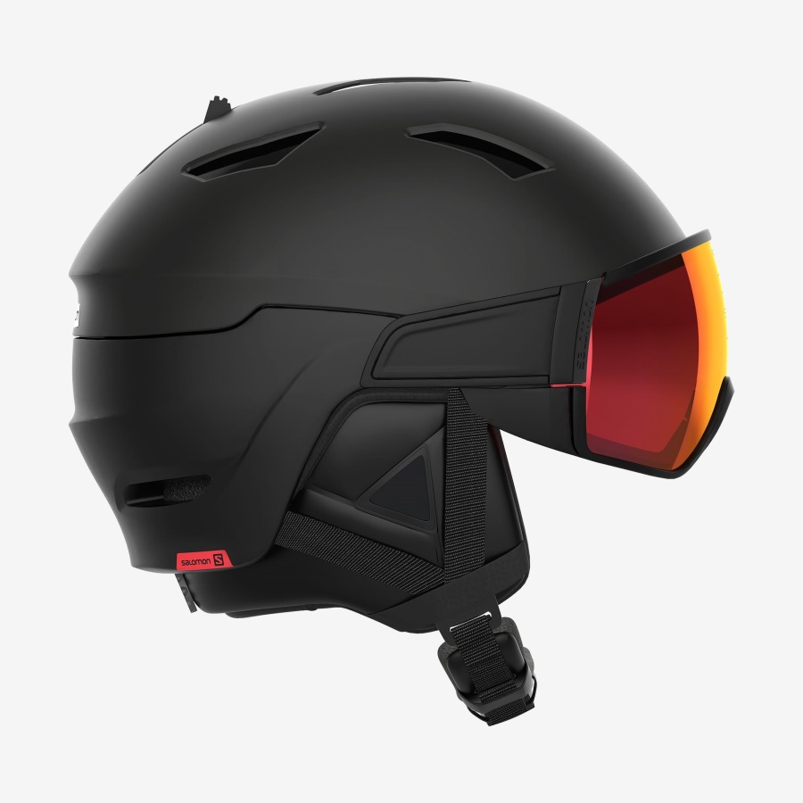 Men's Helmet Driver Black-Red Accent