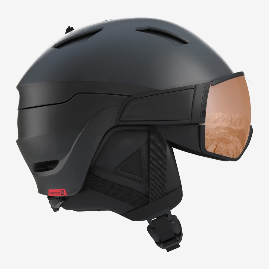Men's Helmet Driver S Black-Red Accent