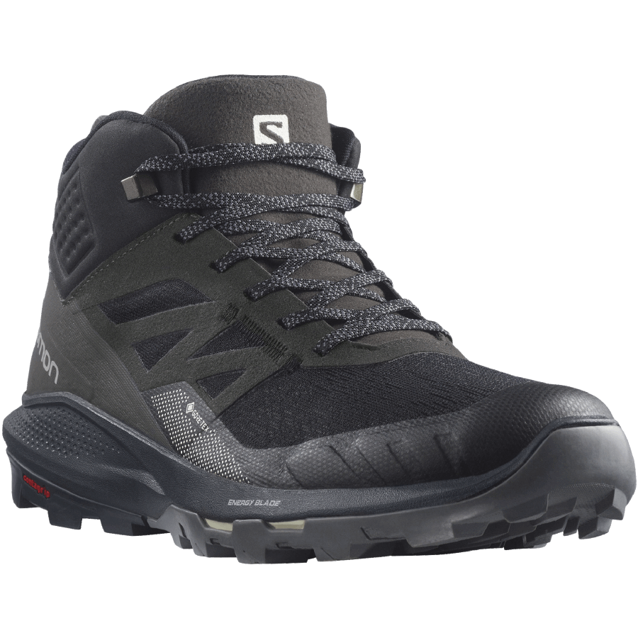 Men's Hiking Boots Outpulse Mid Gore-Tex Black-Ebony-Vanilla Ice