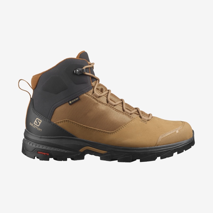 Men's Hiking Boots Outward Gore-Tex Brown-Phantom-Caramel Cafe