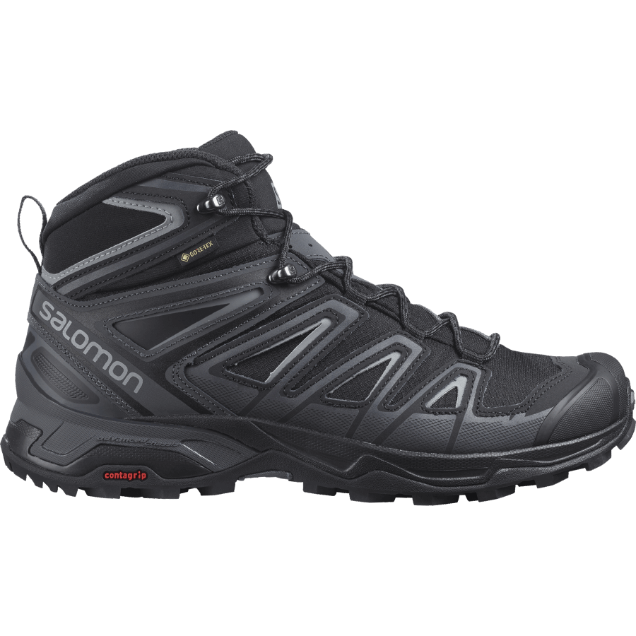 Men's Hiking Boots X Ultra 3 Wide Mid Gore-Tex Black-India Ink