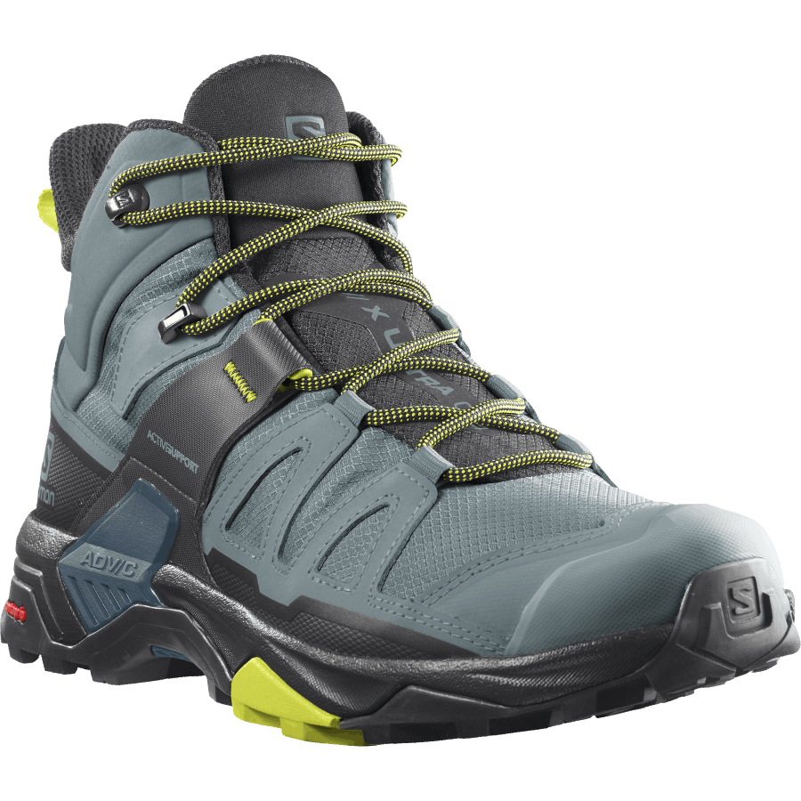 Men's Hiking Boots X Ultra 4 Mid Gore-Tex Trooper-Black-Primrose