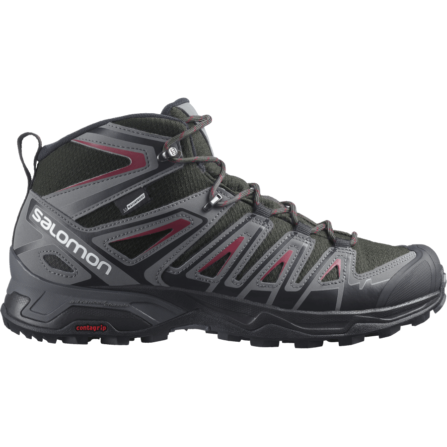 Men's Hiking Boots X Ultra Pioneer Mid Climasalomon™ Waterproof Biking Red