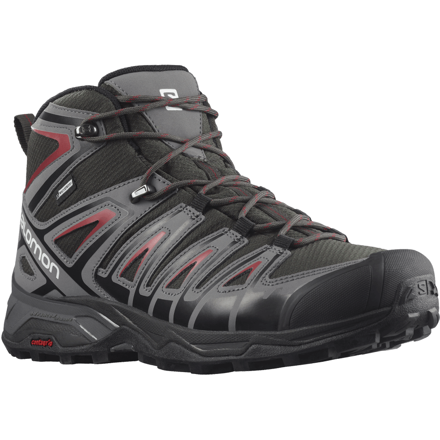 Men's Hiking Boots X Ultra Pioneer Mid Climasalomon™ Waterproof Biking Red