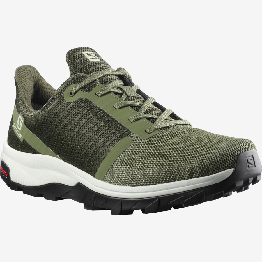 Men's Hiking Shoes Outbound Prism Gore-Tex Green-Olive Night-Ice