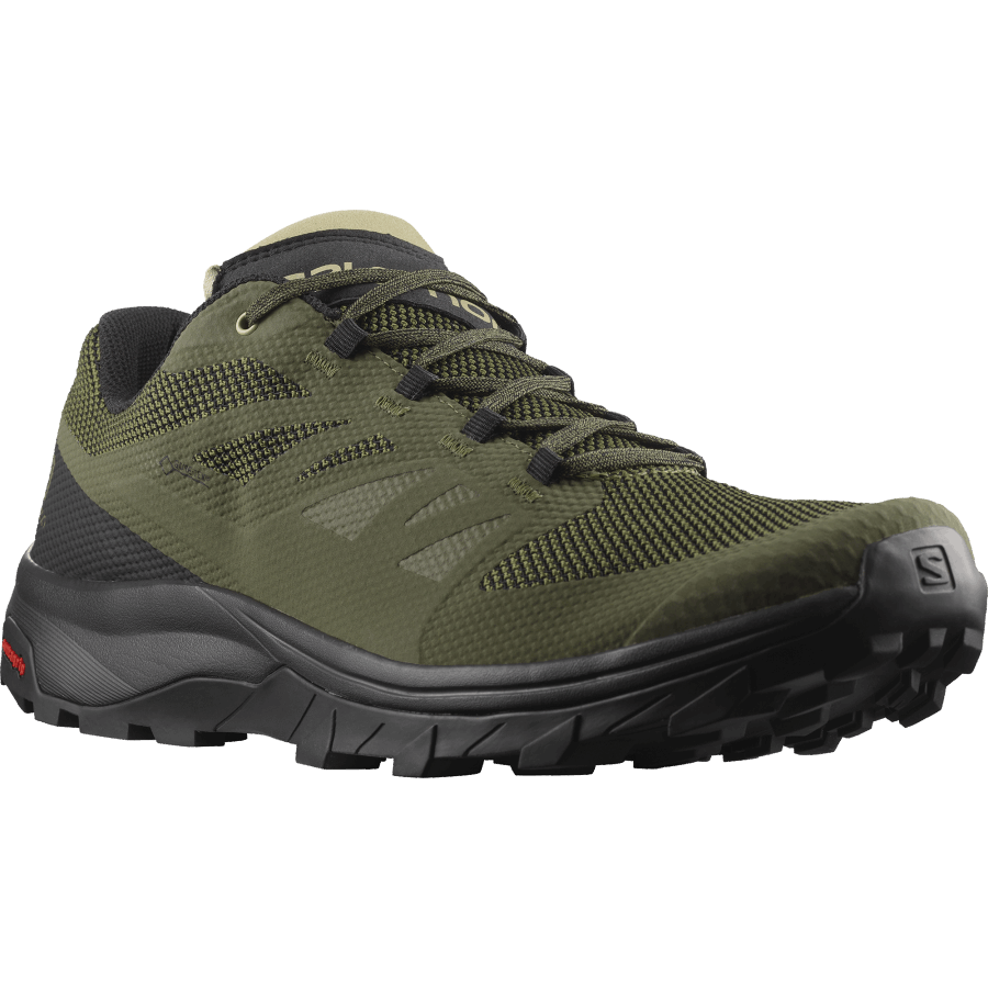 Men's Hiking Shoes Outline Gore-Tex Burnt Olive-Black-Safari