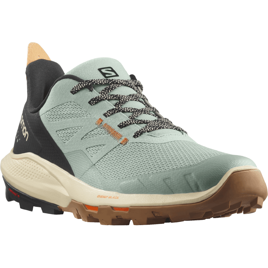 Men's Hiking Shoes Outpulse Wrought Iron-Sand-Orange