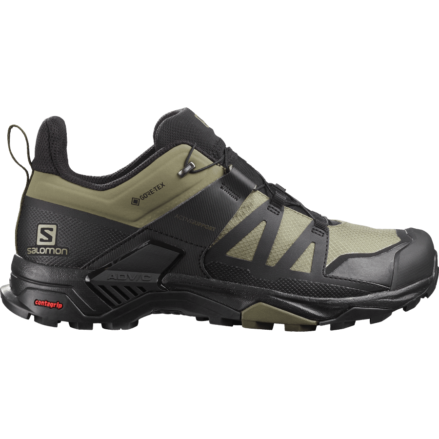 Men's Hiking Shoes X Ultra 4 Gore-Tex Lichen Green-Black-Olive Night