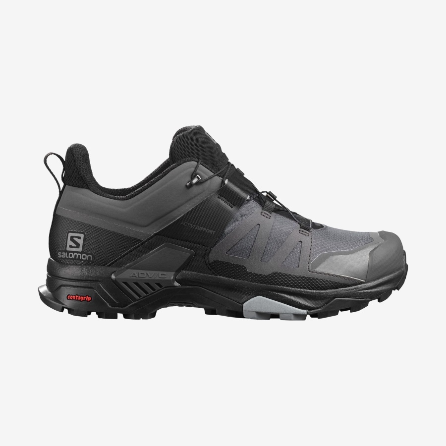 Men's Hiking Shoes X Ultra 4 Gore-Tex Magnet-Black-Monument