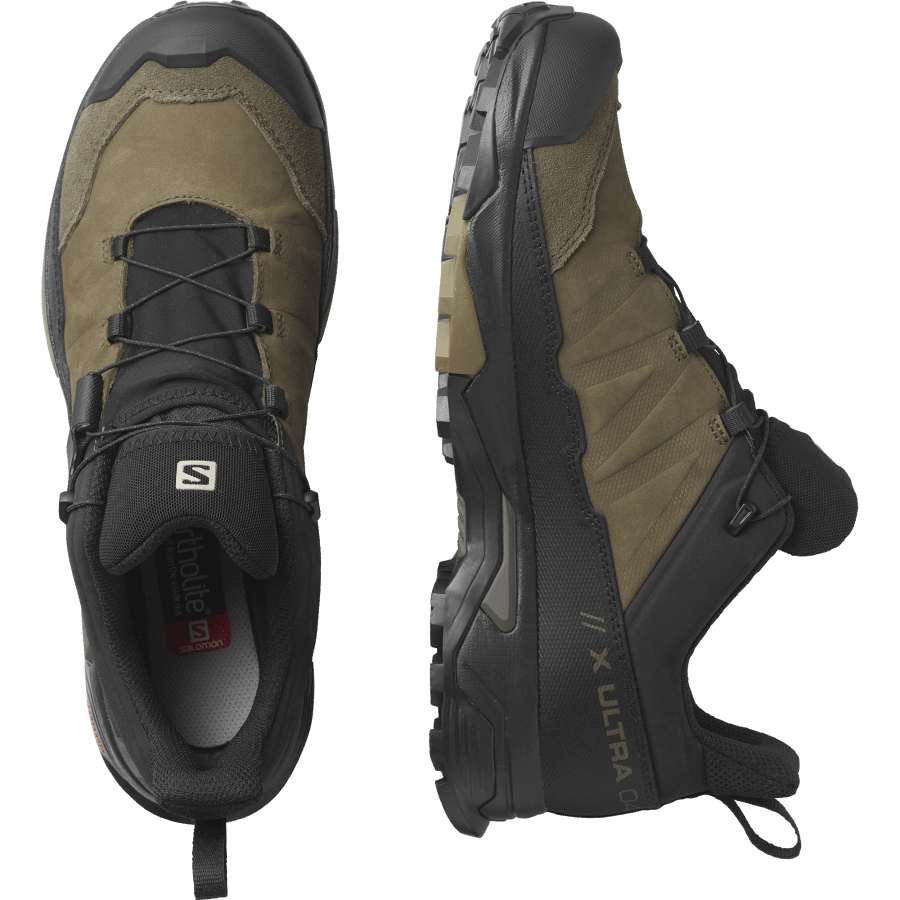 Men's Leather Hiking Shoes X Ultra 4 Leather Gore-Tex Kangaroo