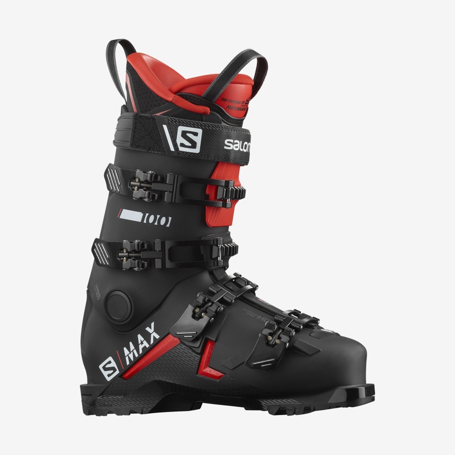 Men's On-Piste Boots S/Max 100 Black-Red-White