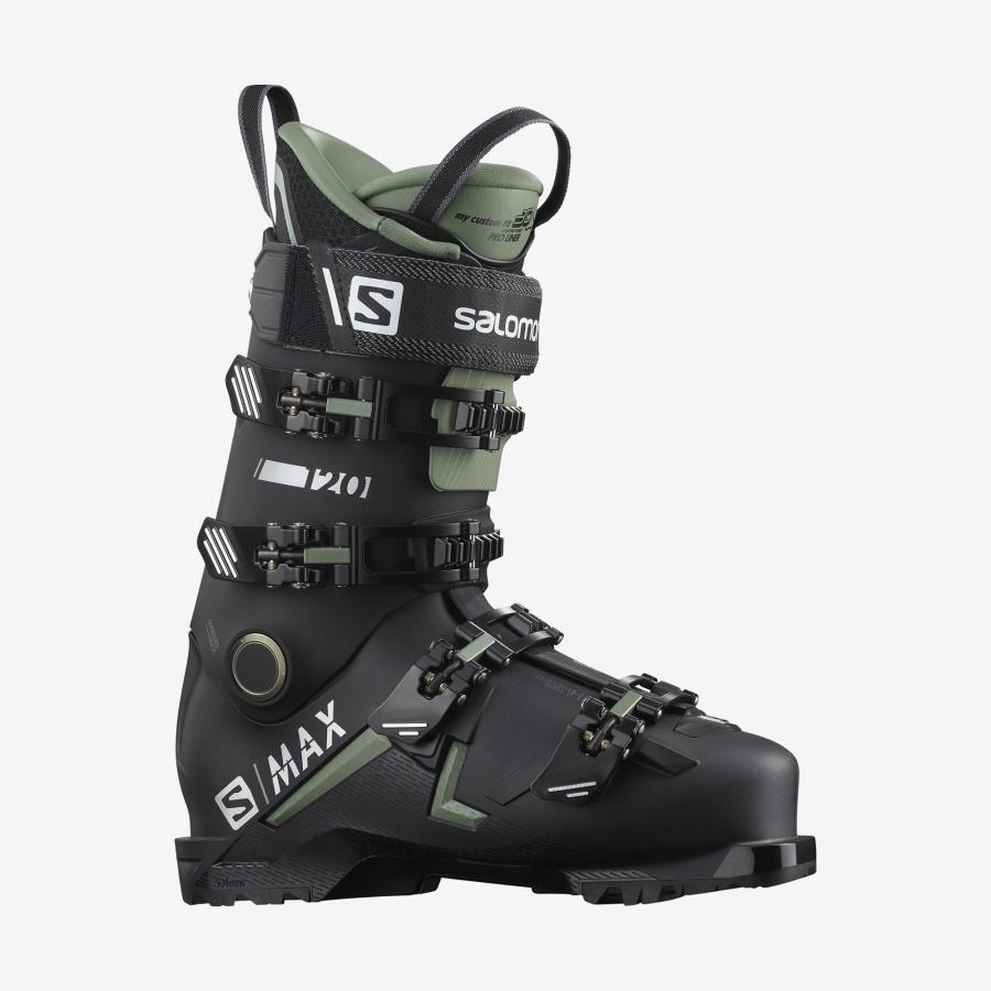 Men's On-Piste Boots S/Max 120 Black-Oil Green-Silver