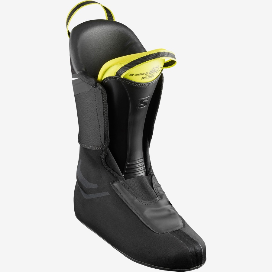 Men's On-Piste Boots S/Pro 110 Black-Acid Green-White