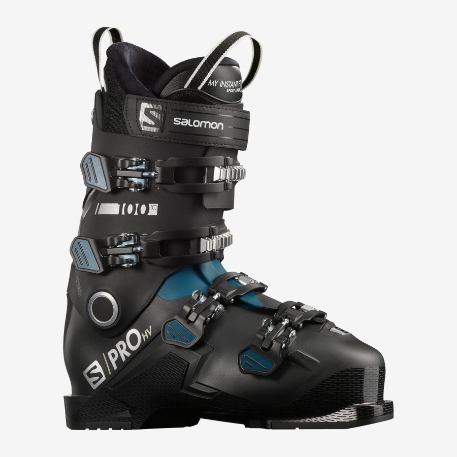 Men's On-Piste Boots S/Pro Hv 100 Ic Black-Maroccan Blue-Silver