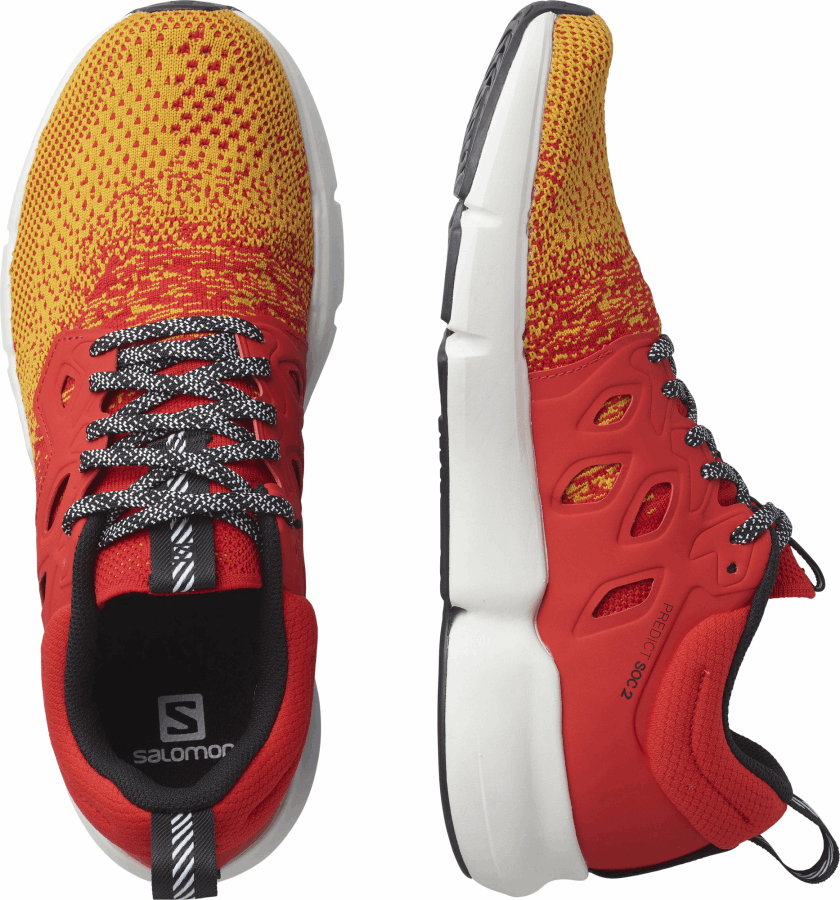 Men's Running Shoes Predict Soc 2 Autumn Blaze-Goji Berry-Black