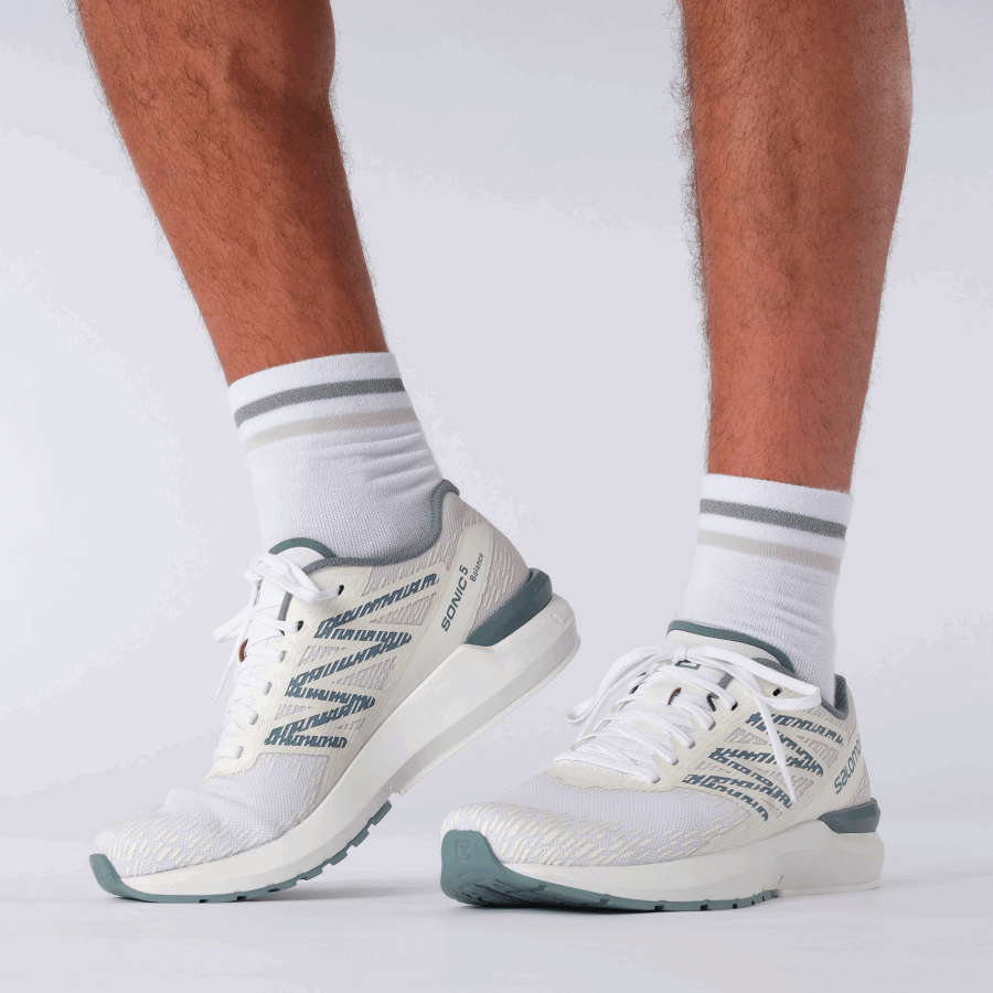 Men's Running Shoes Sonic 5 Balance White-Lunar Rock-Trooper