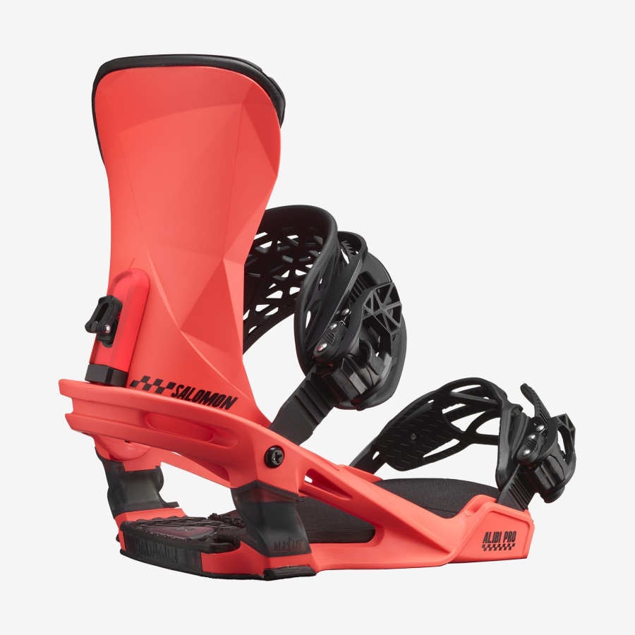 Men's Snowboard Bindings Alibi Pro Red