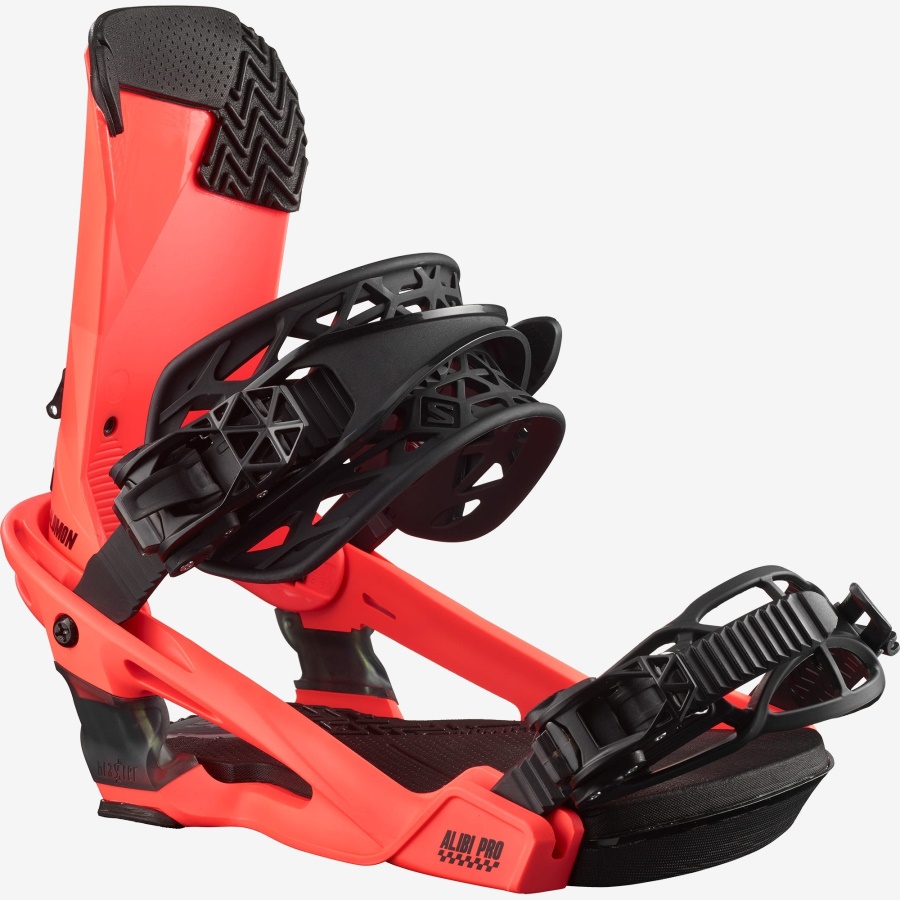 Men's Snowboard Bindings Alibi Pro Red