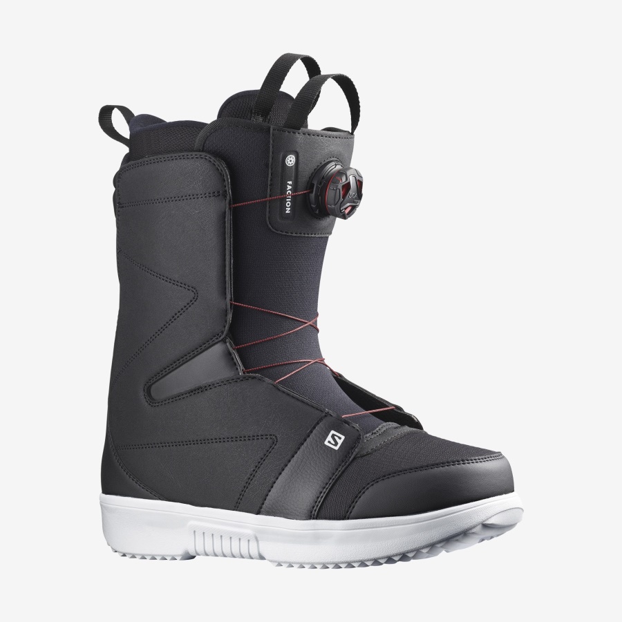 Men's Snowboard Boots Faction Boa Black-White