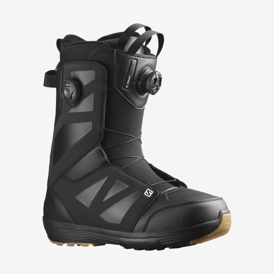 Men's Snowboard Boots Launch Boa Sj Boa Black-White