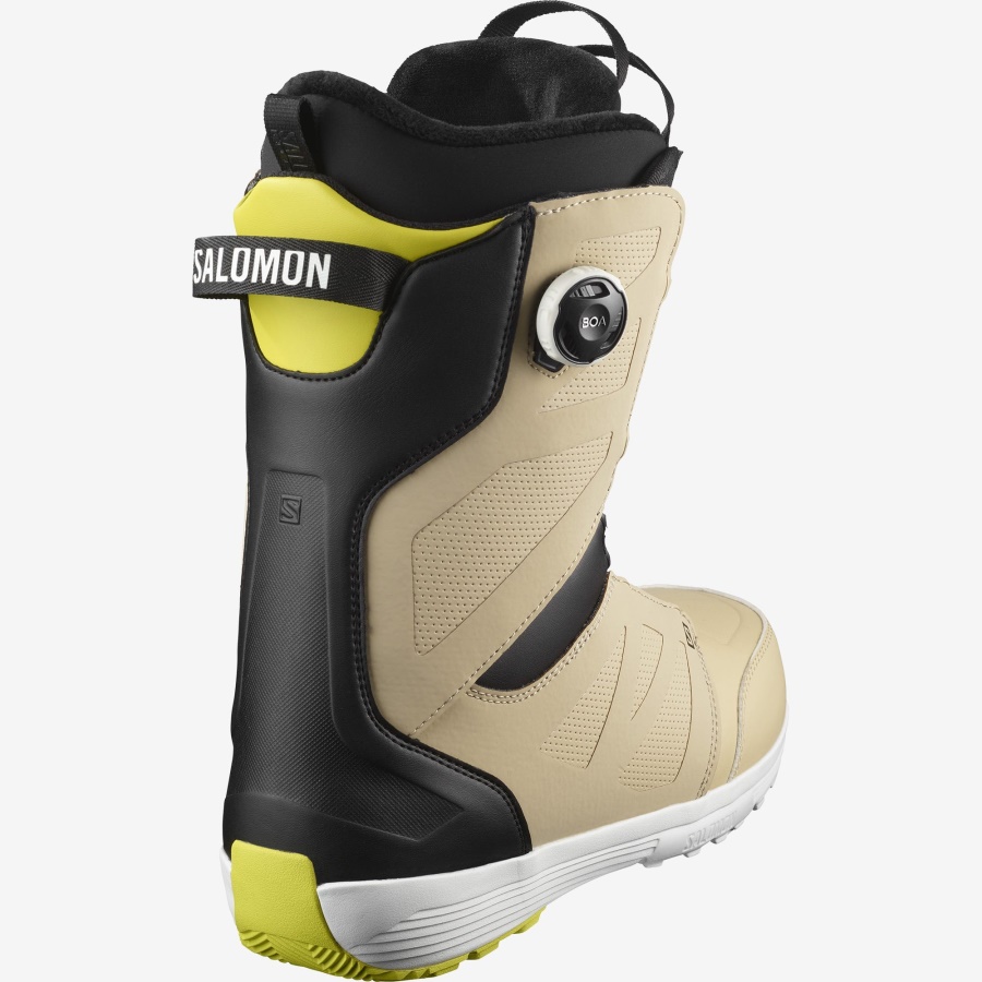 Men's Snowboard Boots Launch Boa Sj Color Safari-Black-Evening Primrose