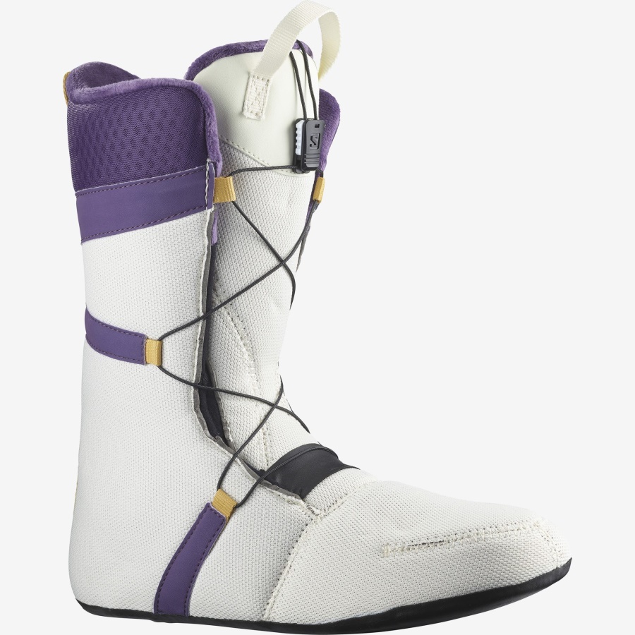 Men's Snowboard Boots Launch Lace Sj Boa Team Vanilla Ice-Grape