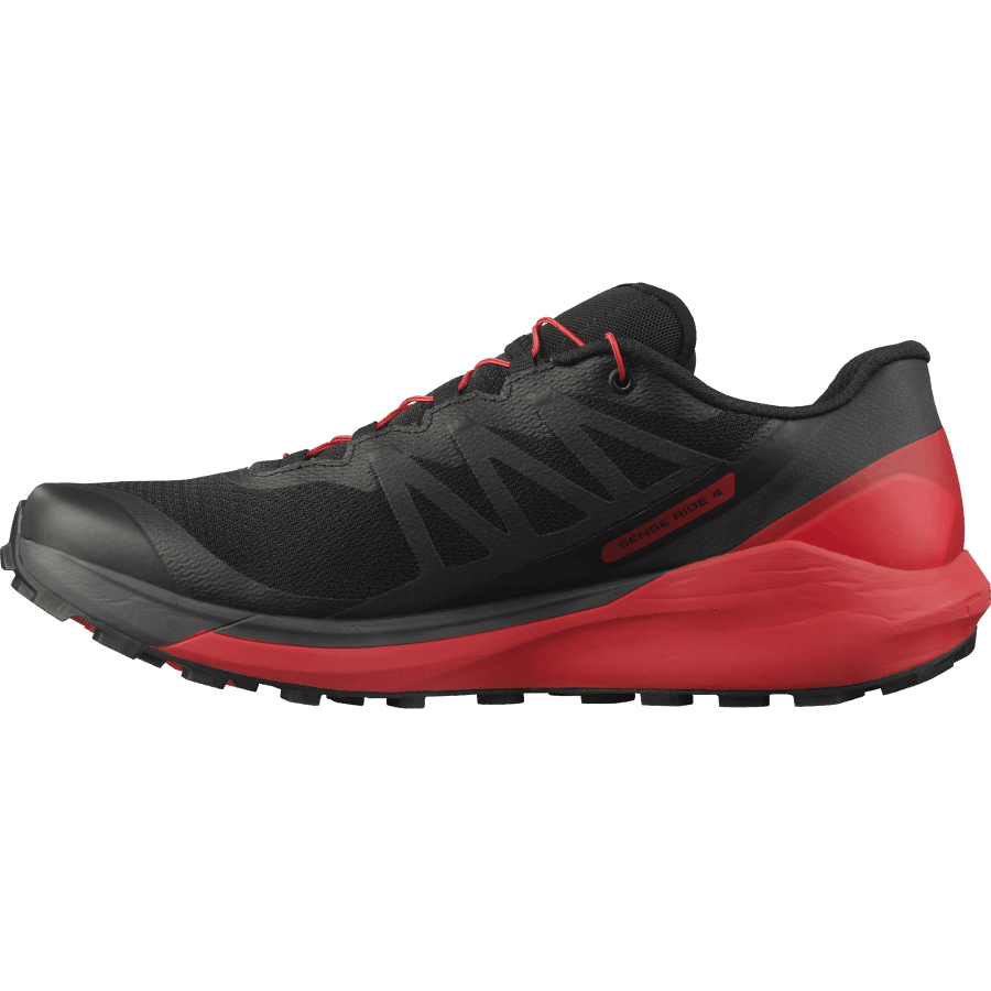 Men's Trail Running Shoes Sense Ride 4 Black-Goji Berry-Phantom