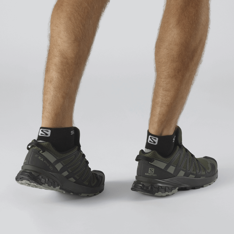Men's Trail Running Shoes Xa Pro 3D V8 Grape Leaf-Peat-Shadow