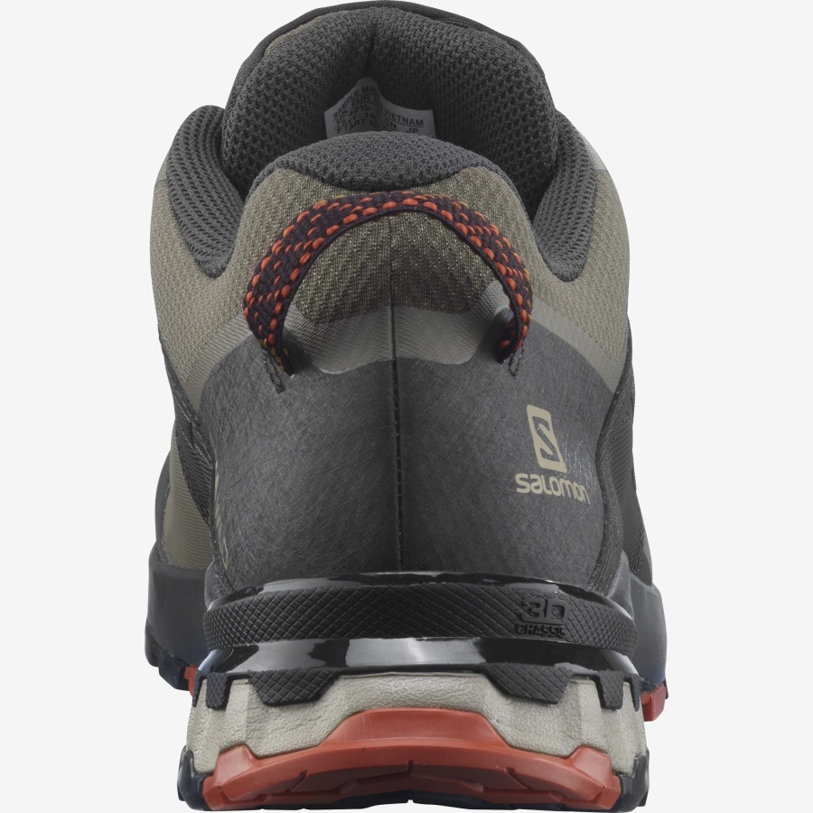 Men's Trail Running Shoes Xa Wild Bungee Cord-Phantom-Burnt Brick