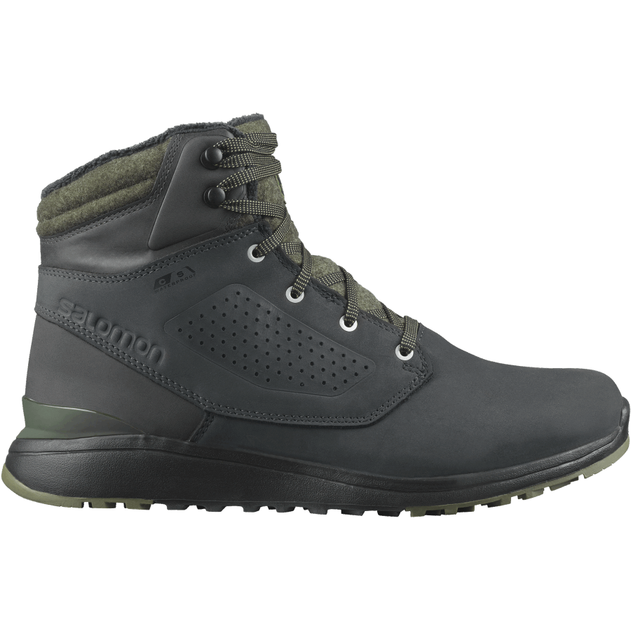 Men's Winter Boots Utility Winter Climasalomon™ Waterproof Black-Peat-Green