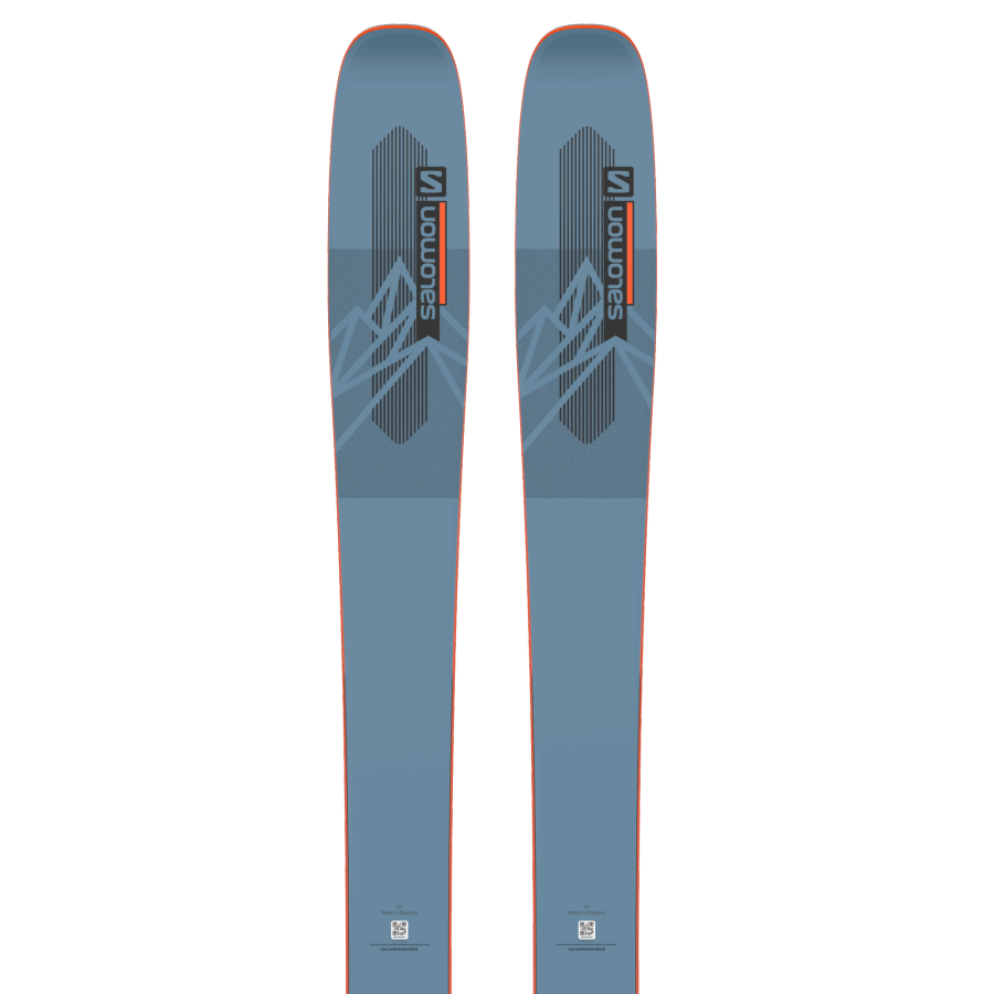 Unisex All-Mountain Skis Qst 98 Copen Blue-Flame-Black