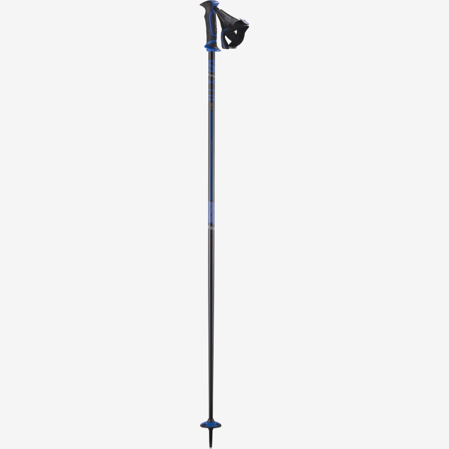 Unisex Alpine Poles X10 Ergo S3 Black-Blue