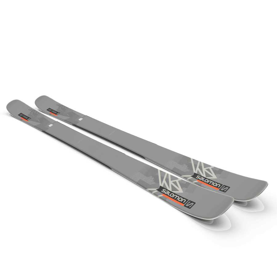 Unisex Freestyle Skis Qst Spark Storm Gray-Black-Flame