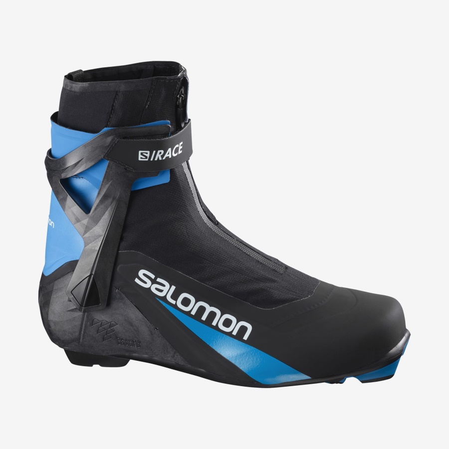 Unisex Skating Nordic Boots S/Race Carbon Skate El Black-Process Blue