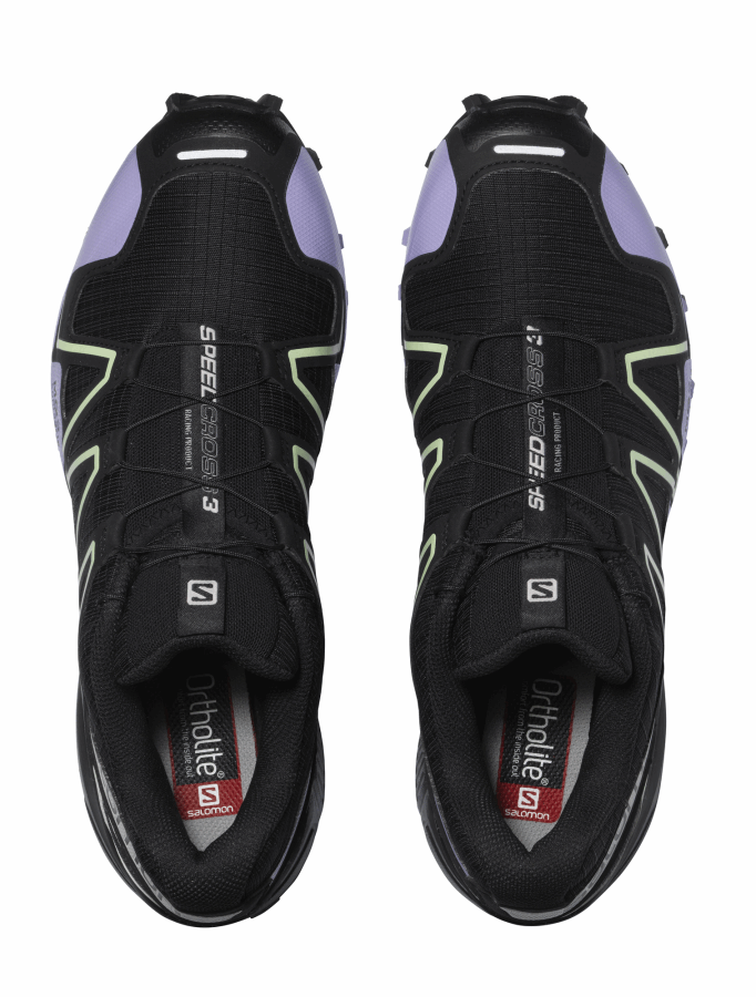 Unisex Sportstyle Shoes Speedcross 3 Black-Lavender-Patina Green