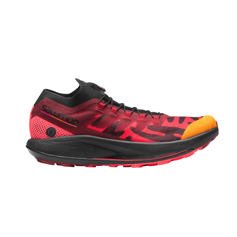 Unisex Trail Running Shoes Pulsar Trail Pro For Ciele Black-Fiery Red