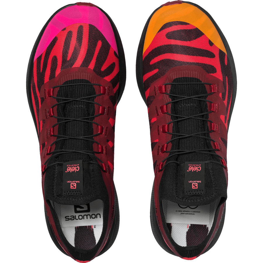 Unisex Trail Running Shoes Pulsar Trail Pro For Ciele Black-Fiery Red